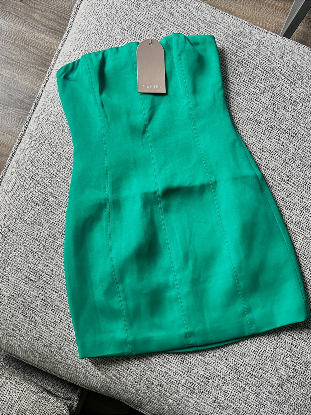 Meshki Emerald Green Mini Dress